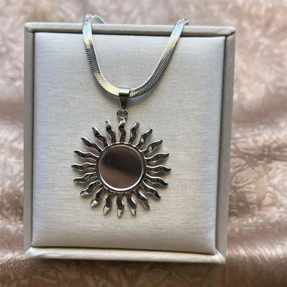 Exaggerated Punk Big Round O Shaped Necklace