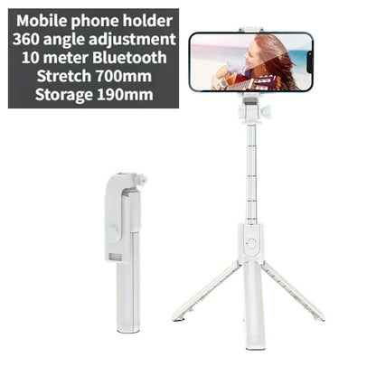 Expandable 3-in-1 Selfie Stick Tripod With Detachable BT Wireless Remote