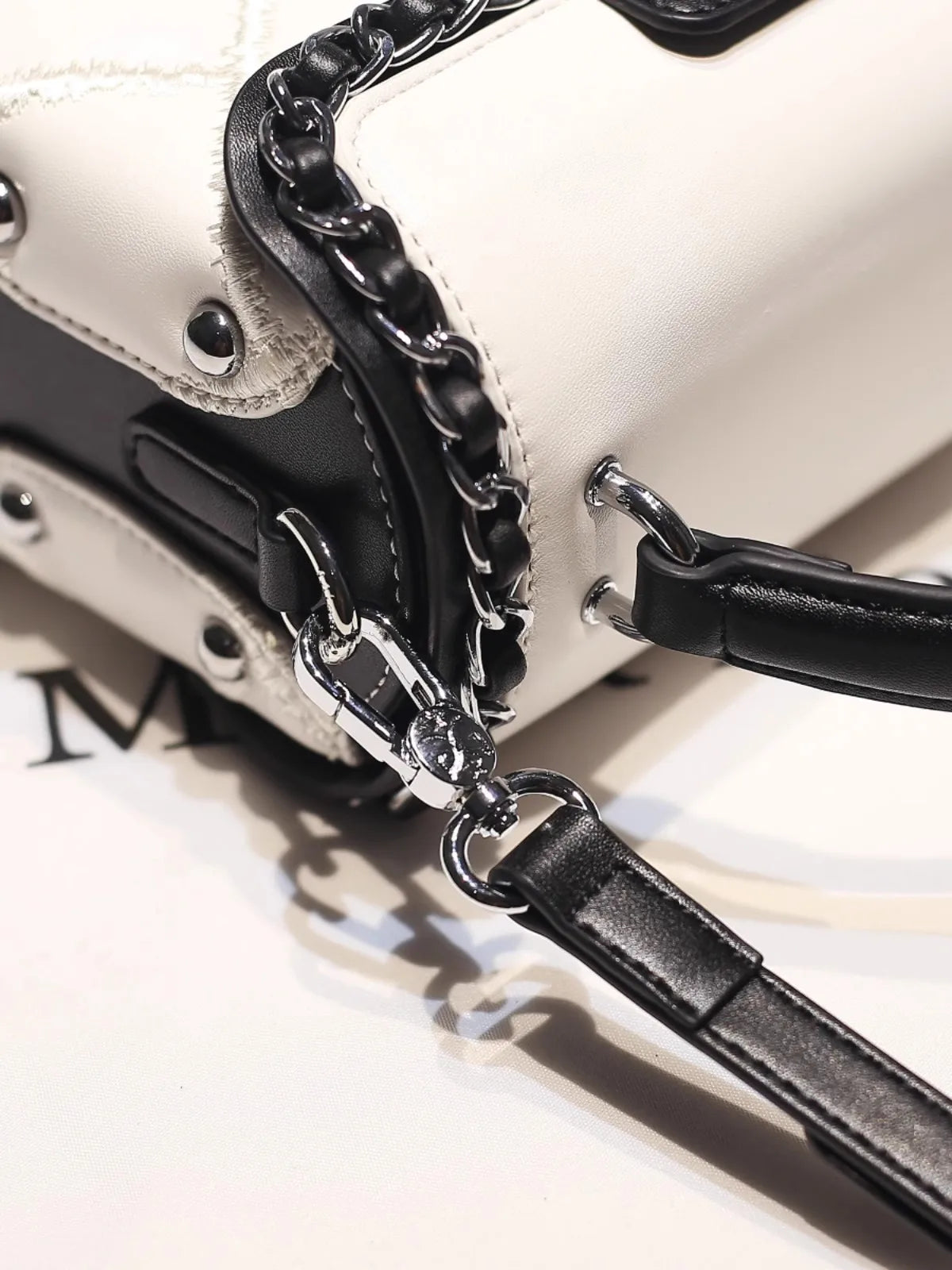 Square Leather Crossbody Bag