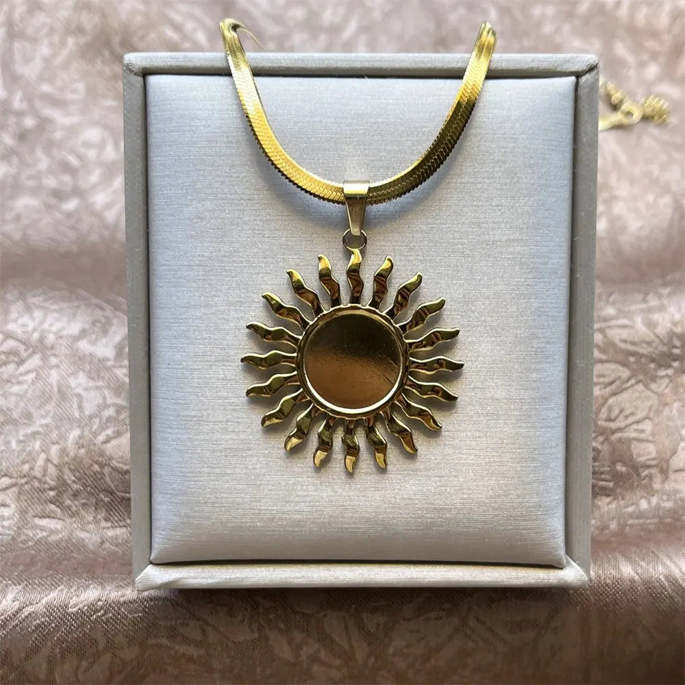 Exaggerated Punk Big Round O Shaped Necklace