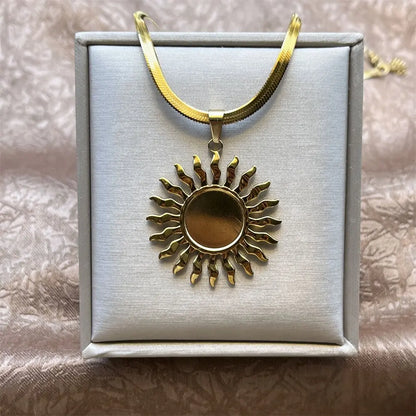 Exaggerated Punk Big Round O Shaped Necklace
