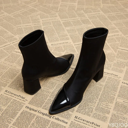 High Heels Pointed Short Thin and Tall Boots