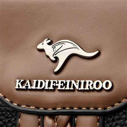 Luxury Multi Layered High Quality Soft Leather Messenger Bag