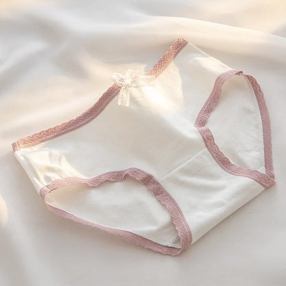 5Pcs/Lot Cute Love Cotton Sexy Lingerie