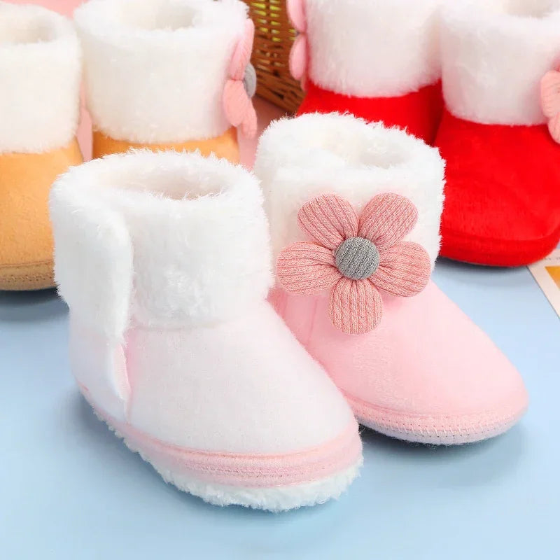 Newborn Baby Girls Boys Soft Snow Boots