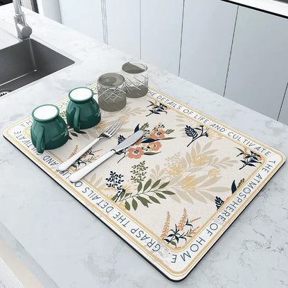 Large Kitchen Super Absorbent Drying Mat