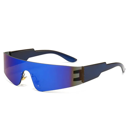 Sports Cyberpunk Frameless Anti Ultraviolet Sunglasses