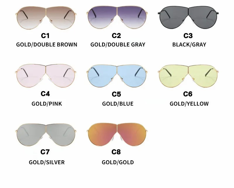 Aviation Metail Frame Sunglasses