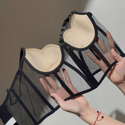 Sexy Push Up Transparent Lingerie Bra
