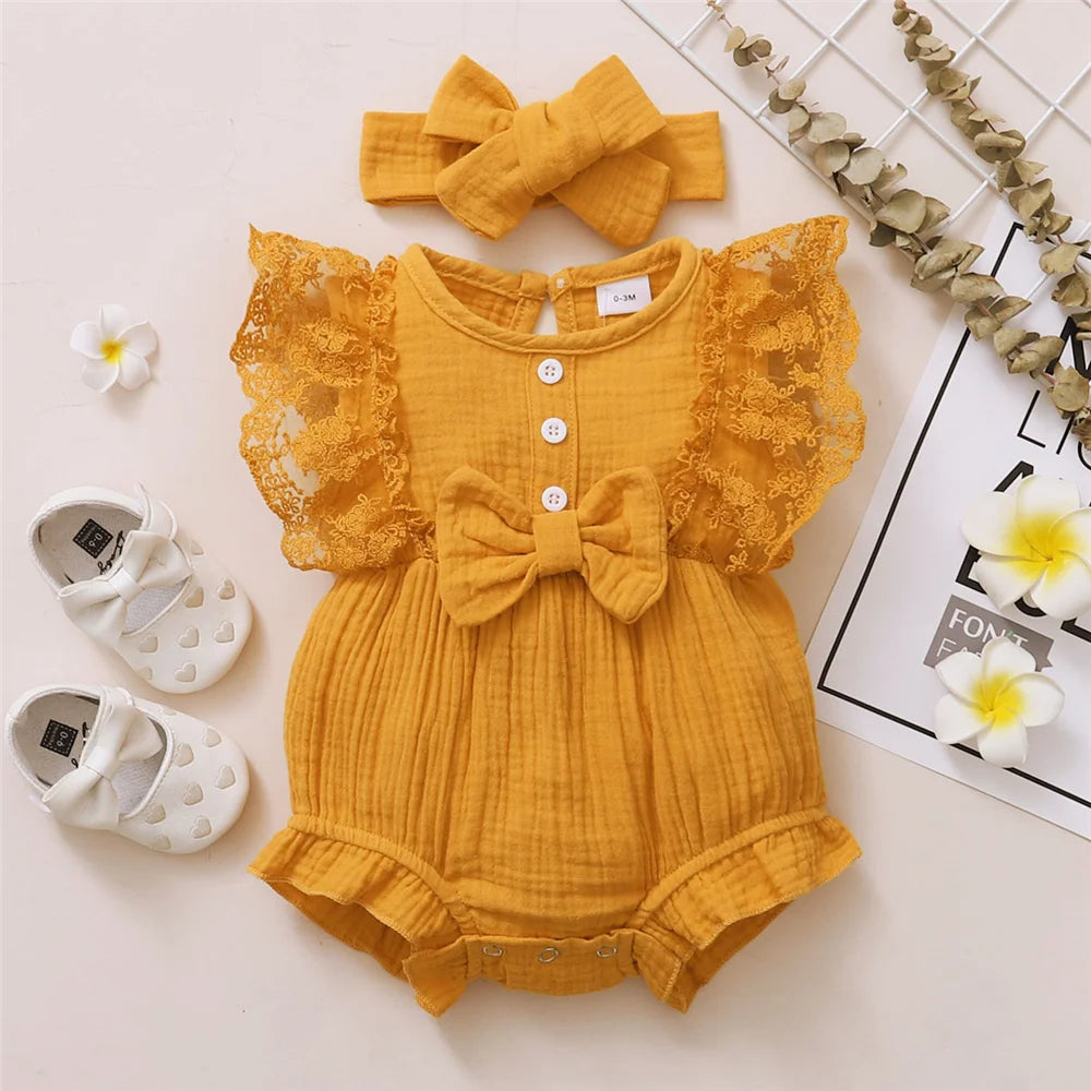 0-18 Months Old Newborn  Sleeveless Jumpsuit