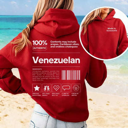 Venezuelan Hoodie Veneka Pullover Christmas Sweater