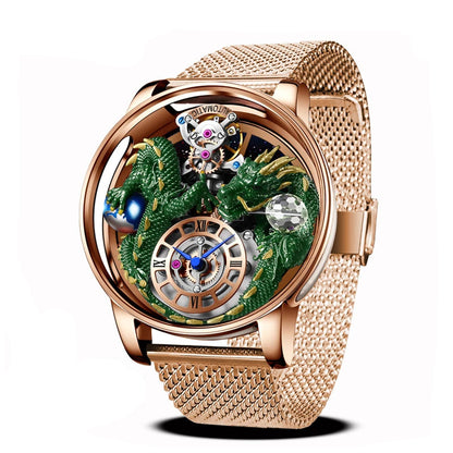 Diamond Tourbillion Top Brand Luxury Astronomia Quartz waterproof Watch
