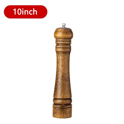 5/8/10 Inch Solid Wood Salt and Pepper Mills