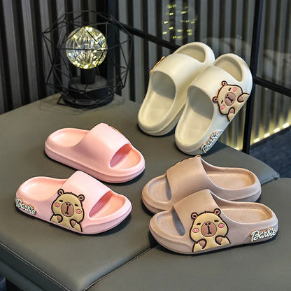 Children Slippers Cute Cartoon Girl Home Slippers