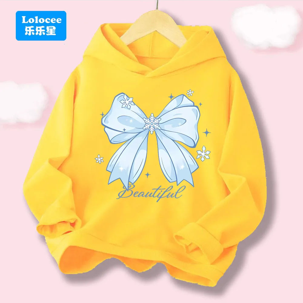 Petal Butterfly Spring Autumn Soft Cotton Hoodies
