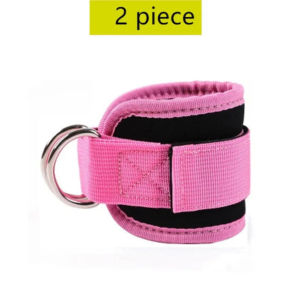 Cable Ankle Straps Double D-Ring Ankle Cuffs