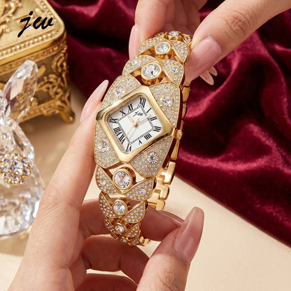Diamond Inlaid Light Luxury Bracelet Waterproof Quartz Clock Watches