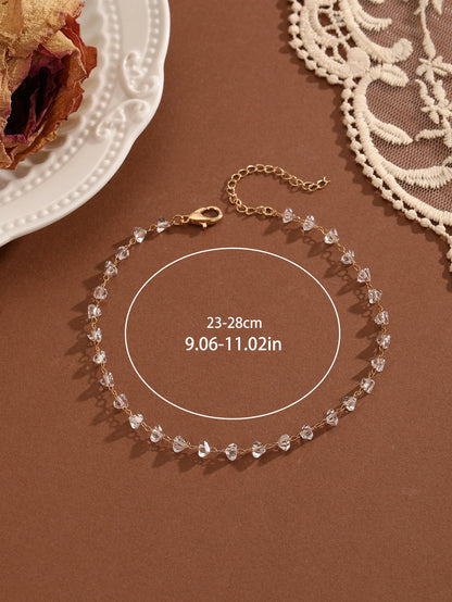 Bohemia Crystal Cubic Zirconia Anklet Bracelet