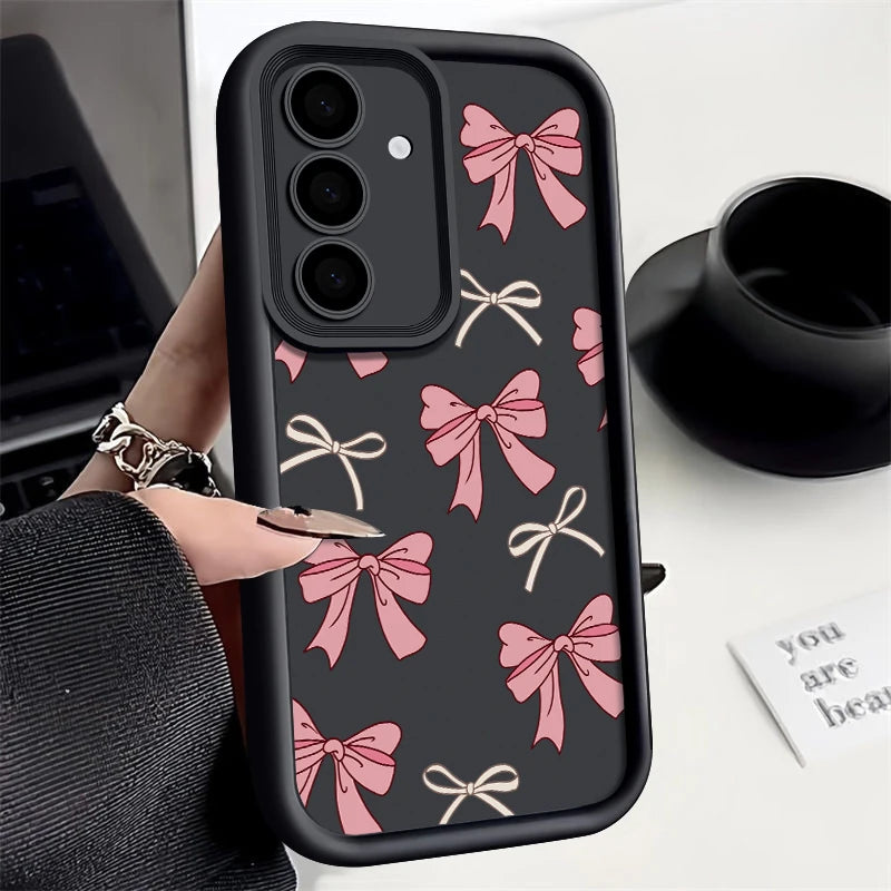 Bow Tie Silicone Case For Samsung Galaxy Cover