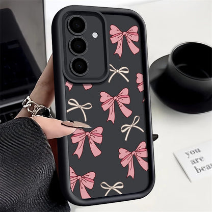 Bow Tie Silicone Case For Samsung Galaxy Cover