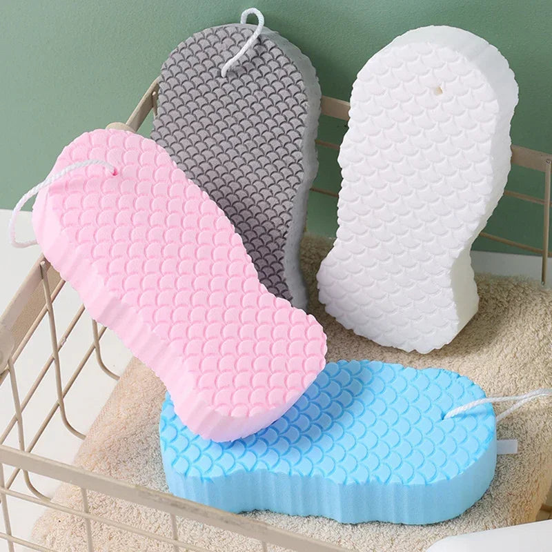 Soft Bath Sponge Body Scrub Bast Wisp Massage Brush Body