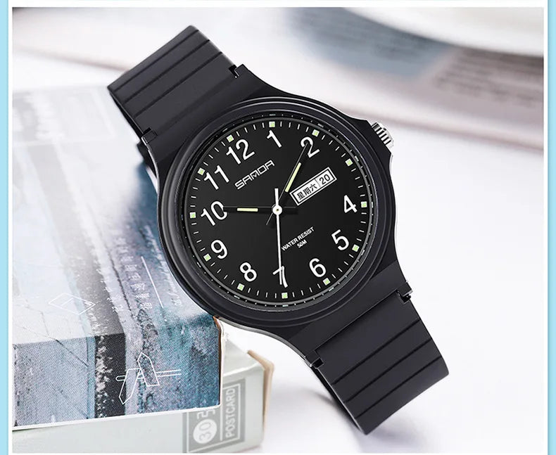 Electronic Quartz Waterproof Wristwatches