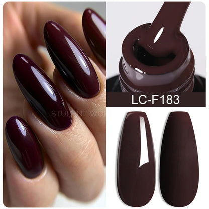 Dark Brown Gel Nail Polish