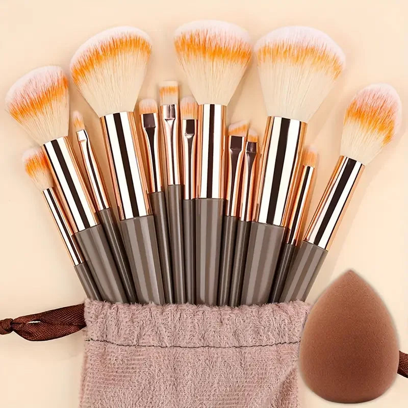 Makeup Brushes Set Foundation Eyeshadow Blush Powder