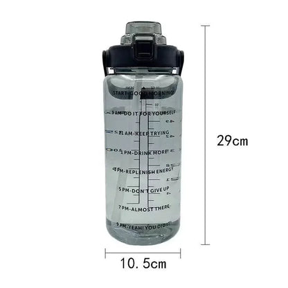 2L Sports Water Bottle Large Capacity Plastic Water Cup