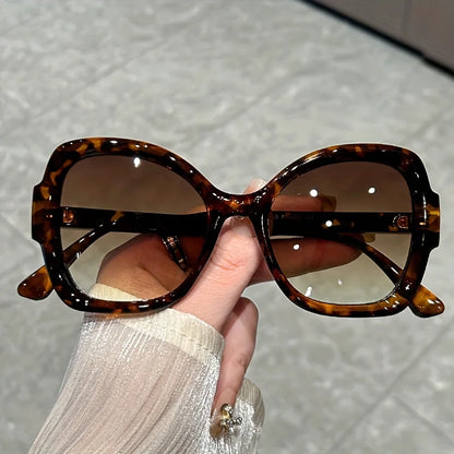 Oversized Oval Jelly Frame Sunglasses