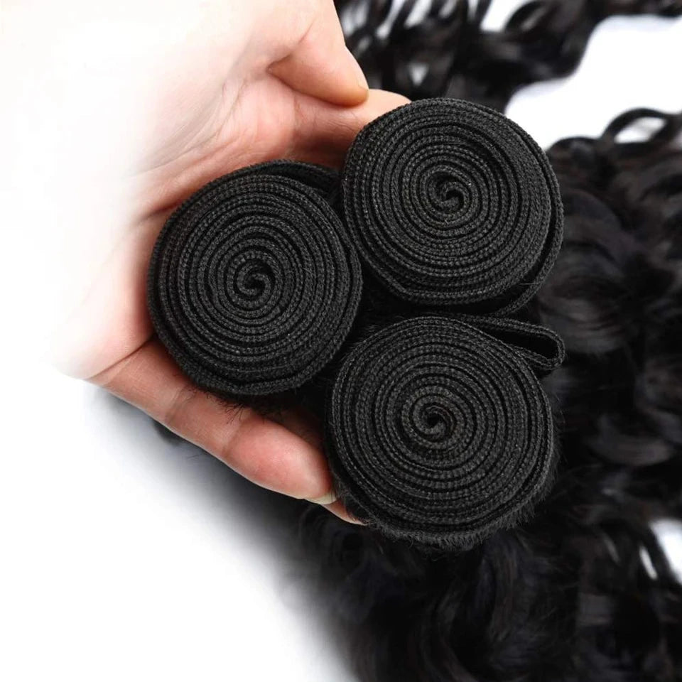 Water Wave Bundles Cranberry Brazilian Wig