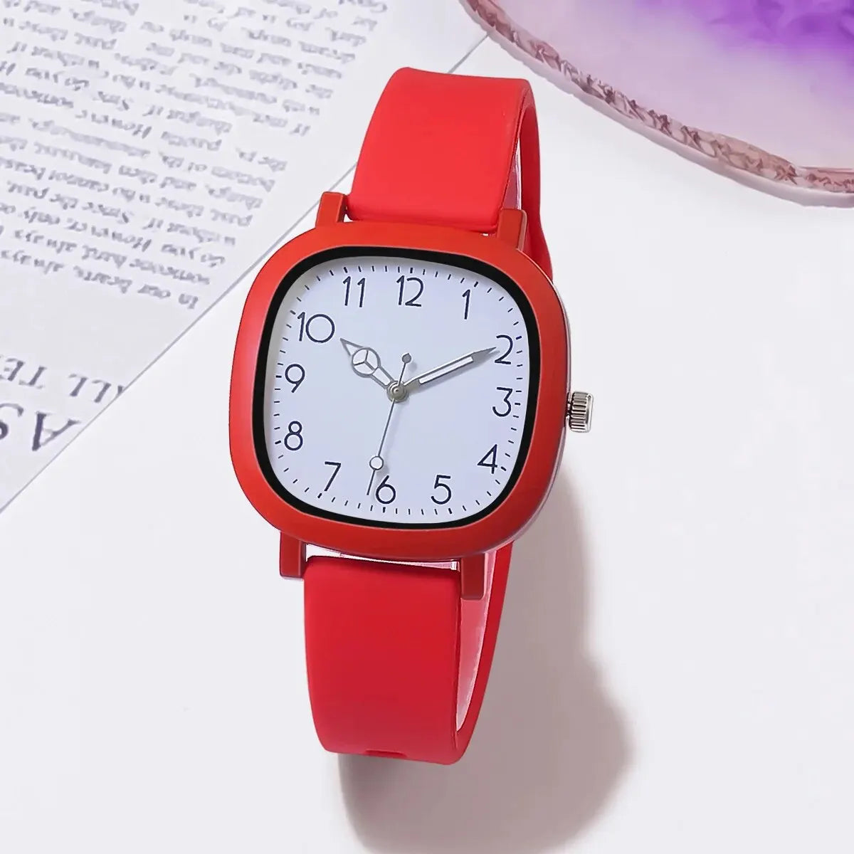Quartz Simplicity Causal Silicone Strap Quartz Watch