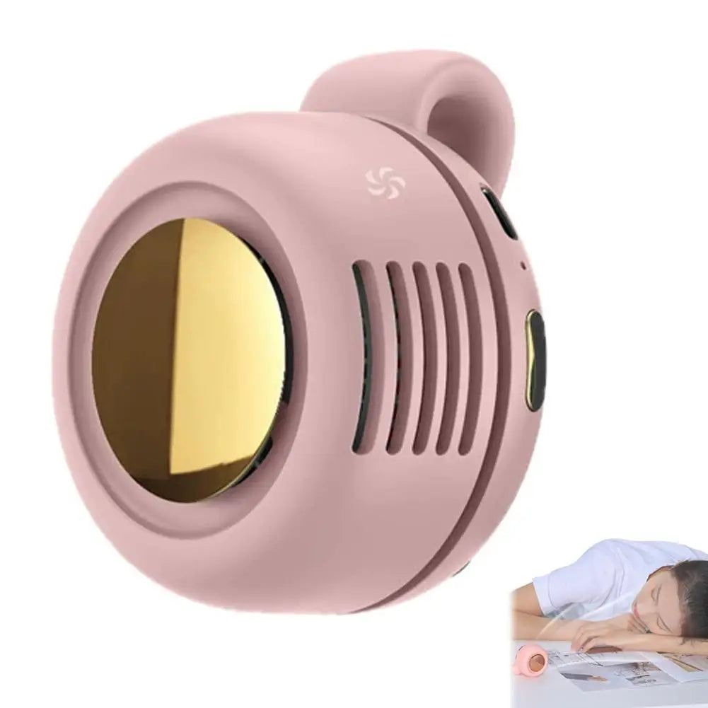 Portable Silent Fan Mini USB Rechargeable Bladeless Electric Clip-on Fan