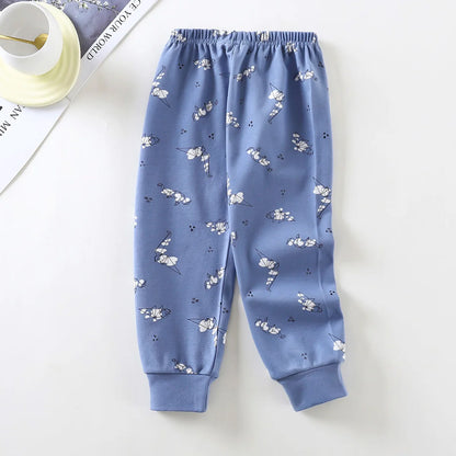 Cotton Sleepwear Spring Autumn Winter Cartoon Bottoms Pajamas