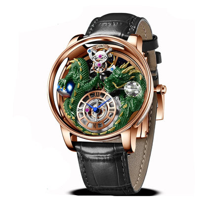 Diamond Tourbillion Top Brand Luxury Astronomia Quartz waterproof Watch