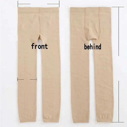 Autumn Winter Girls Leggings Plus Velvet To Keep Warm Candy Colors Leggings