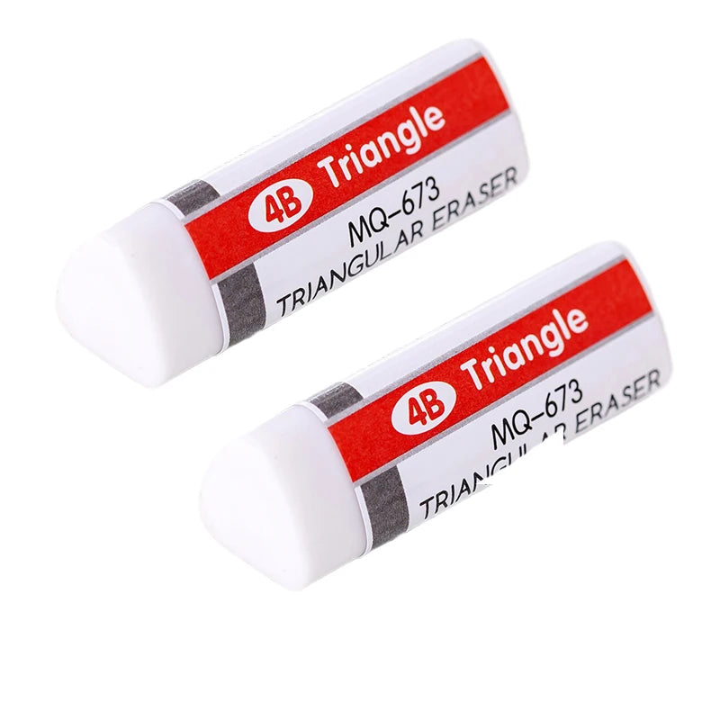 2-8-32 pcs Stationery 4B Triangle Novelty Erasers Rubber