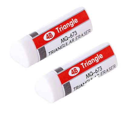 2-8-32 pcs Stationery 4B Triangle Novelty Erasers Rubber