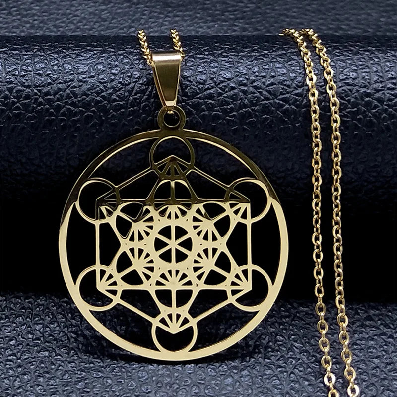 Seven Archangels Amulet Stainless Steel Necklaces