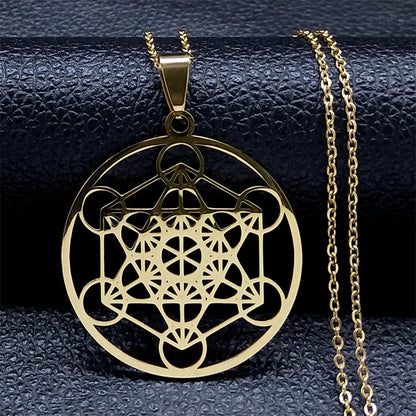 Seven Archangels Amulet Stainless Steel Necklaces