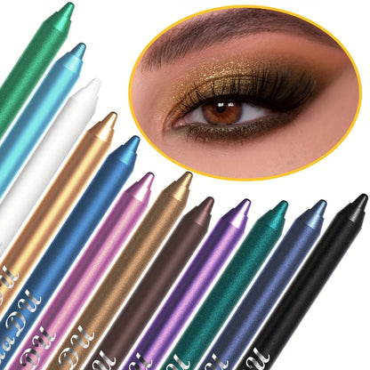 CmaaDu 12 Pcs Set of Waterproof Eyeliner Pens