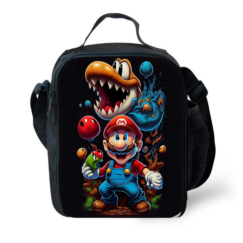 Anime Game Crazy M-M-Marios Backpack School Bags