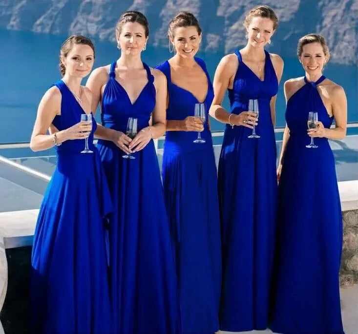 Rust Bridesmaid Dress Infinity Multiway Maxi Bridesmaid Dress