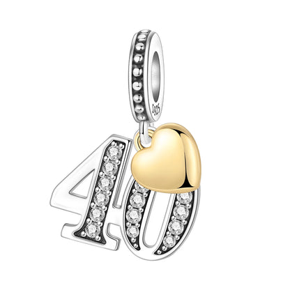 925 Sterling Silver Zircon Butterfly Letter Bracelet