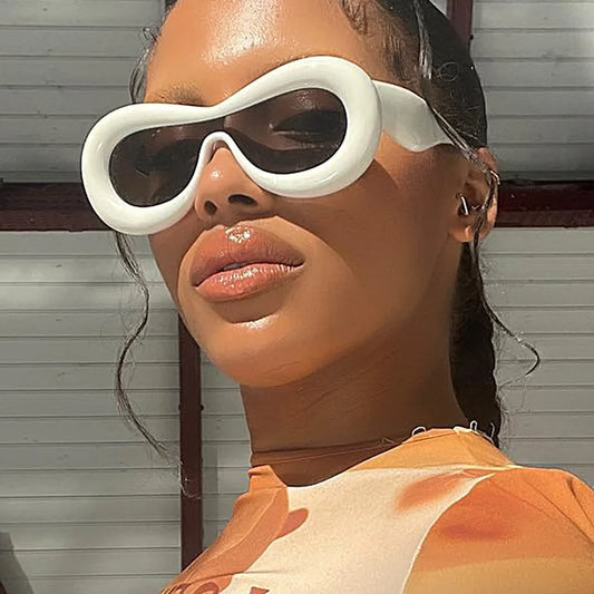 Unique Candy Color Sexy Lip Y2k Punk Hip Hop Sunglasses