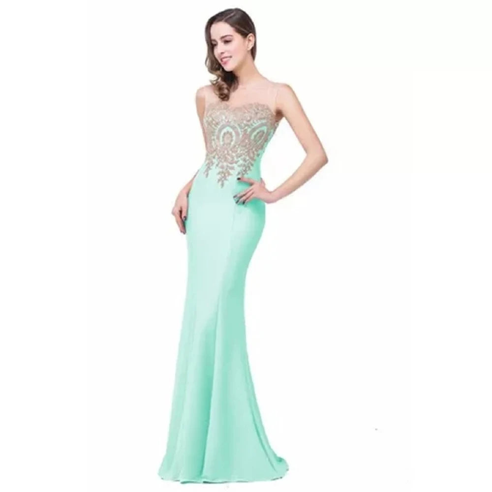 Elegant Mermaid Sweetheart Illusion Dress