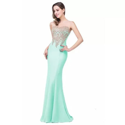 Elegant Mermaid Sweetheart Illusion Dress