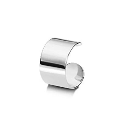 Simple Long Tube Geometric Stainless Steel Ear Clip