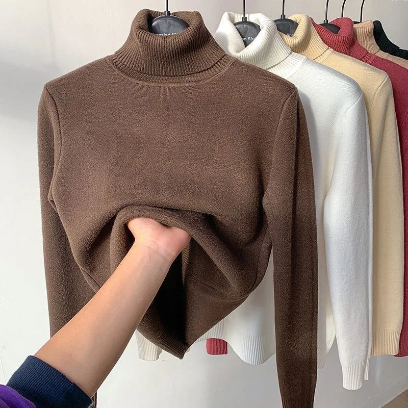 Thicken Velvet Lined Pullover