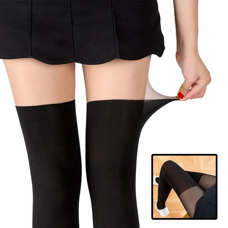 Fake Over-the-Knee Slimming Long Socks
